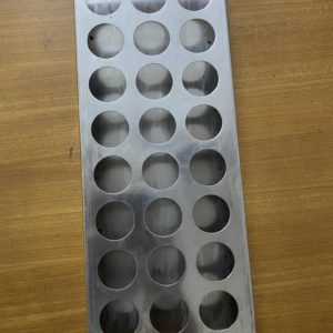 SS Milk Sample Bottle Tray